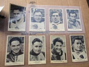 All Sports Series (plain back) Speedway Riders cigarette cards (8)