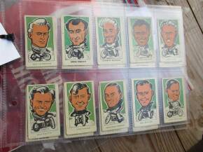 Kiddys Favourites Popular Speedway Riders 1950 cigarette cards (19)