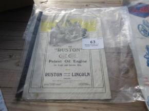 Ruston-Proctor oil engines catalogue