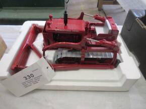 International Harvester TD14 crawler tractor model c/w blade by Speccast, boxed