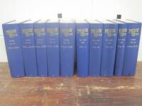 The Motor Cycle, 10 matching bound volumes in fine condition; 1912-13 various issues, 1914-16 various issues, 1919-20 various issues, 1920-21 various issues, 1921-22 various issues, 1923 Jul-Dec, 1924 complete in 2 volumes, 1925 Jan-Mar various issues, 19