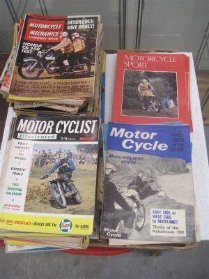 MotorCycle, Motor Cyclist, Motorcycle Mechanics and Motorcycle Sport, a large qty most 1960s, some earlier