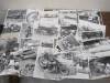 Larger format black and white photos of UK and European machines taken 1960s onwards, inc press agency images and others, annotations