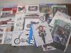 Large qty of European motorcycle brochures and flyers 1970s onwards