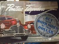 Pontiac car brochures, 1942 and 1953