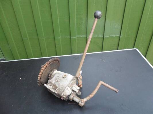 Early vintage Albion motorcycle gearbox