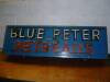 Blue Peter Retreads, a period neon sign, some damage to the neon but good colours