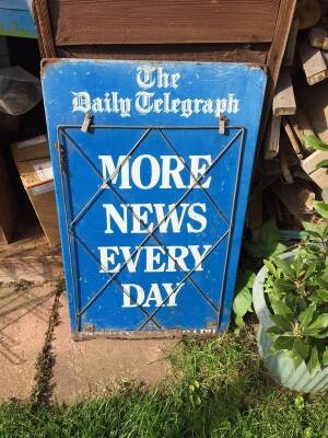 1960s Daily Telegraph newspaper vendors stand