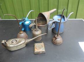 Singer and other oil cans