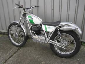 1974 250cc Ossa Mick Andrews Replica (MAR) Reg. No. MHE 329M Frame No. B400279 Engine No. M400279 A very fine example of this sought after trials machine that is a matching numbers example and fitted with a Sammy Miller alloy tank and billet cap. The spli
