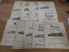 Qty of Ransomes tractor plough parts lists and price lists, to inc; Solotrac, Duotrac, Giantrac, MultiTrac TS46D etc