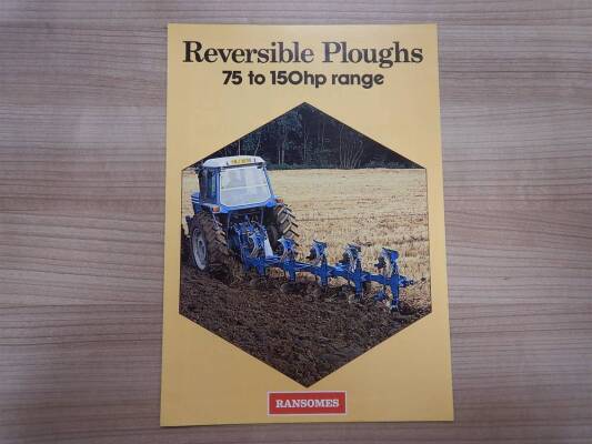 Ransomes reversible ploughs 75-150hp sales leaflet