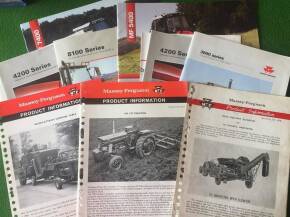 Massey Ferguson tractor literature to inc; Massey Ferguson 178