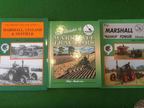 Marshall, Leyland and Nuffield tractor books (3)