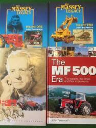 The Massey Legacy Vols 1 and 2, the Massey Ferguson 500 era and The Ferguson Story Continues