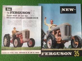 Ferguson 35 grey/gold brochures