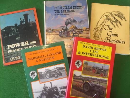 David Brown, Marshall, Leyland Nuffield and North America tractors and steam books (5)