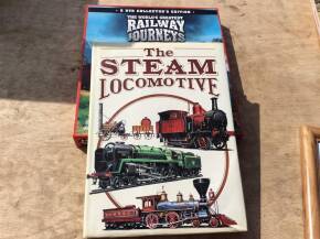 Steam Locos book t/w Train Journeys boxed DVD set t/w 2 vols Wonder of World Aviation