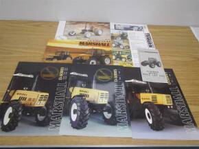 Marshall tractor sales brochures and leaflets to inc; models such as, 642, 744, 844, 154, 944 etc