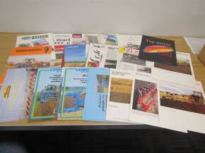 A large qty of agricultural groundwork and implement sales brochures to inc; Kverneland, Lemken, Opico, Rabewerk etc