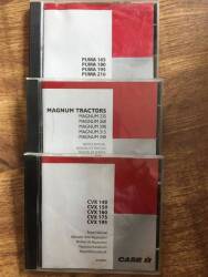 Case IH tractor workshop manuals on Original Discs - Puma, Magnum, CVX