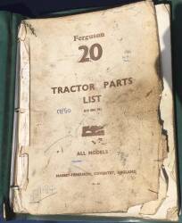 Ferguson TE-20 tractor parts manuals
