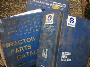 Ford 10 series tractor parts manuals, repair manual and service bulletins
