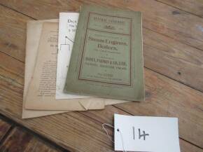 Four steam catalogues and leaflets; Davey Paxman Steam Engines & Boilers and 3 others inc' Dick Simmonds & Co. Live Steam Specialists