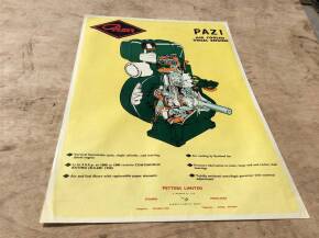 Original Petter PAZ1 advertising poster