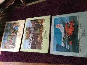 Three vintage pictoral Post Office/GPO advertising posters c1960s (36'x29')