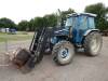 1988 FORD 7810 4wd TRACTOR Stated to have been recently fitted with new clutch c/w Riko 650p front loader and muck fork. V5C available