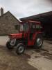 c1960s MASSEY FERGUSON 135 3cylinder diesel TRACTOR Fitted with a new cab, foot throttle, PAS, new seat and drawbar. The paintwork is described as being very tidy and the lights are reported to be working. The vendor states that there is a slight diesel l