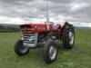 1967 MASSEY FERGUSON 135 3cylinder diesel TRACTOR A well presented example, with fully reconditioned engine, new clutch and brakes c/w foot throttle, showing only 5,600hours. V5C is said to be available but not been presented