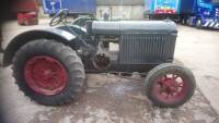 INTERNATIONAL 10-20 4cylinder petrol/paraffin TRACTOR A well presented earlier restoration on pneumatic wheels and tyres, fitted with pulley wheel