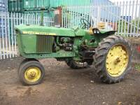 JOHN DEERE 3020 4cylinder petrol rowcrop TRACTOR On pneumatic tyres with twin rowcrop front wheels, in very good ex-farm condition