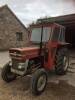 c1960s MASSEY FERGUSON 135 3cylinder diesel TRACTOR Fitted with original cab, Massey Ferguson pick up hitch and new seat padding, the vendor states it starts and runs nicely and that all the lights work. An Irish import