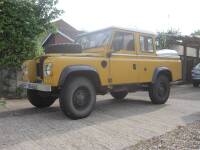 1976 3500cc Land/Range Rover 'Rogered Rover' Reg. No. NCF 888R Chassis No. 35526116D This petrol/LPG 100ins V8 coil sprung Land Rover has been built on a 1976 Range Rover chassis and running gear fitted with the shorter 101 4 speed gearbox allowing the V8