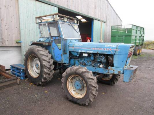 1976 ROADLESS 105 6cylinder diesel TRACTOR Reg. No. RCG 425P Serial No. 7259 In excellent mechanical condition this very original tractor is fitted with a Duncan cab with glass intact. Evidently the tractor has been used in the forestry industry yet despi