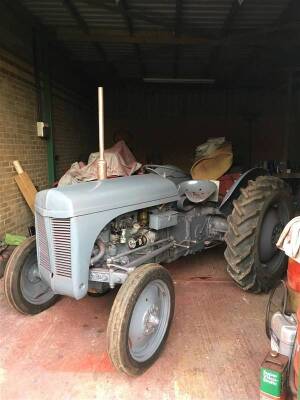 FERGUSON TEA20 4cylinder petrol/paraffin TRACTORReg. No. YTW 307 (expired)Stated to be in restored condition with new pistons and liners, just 30 hours since and recently rallied