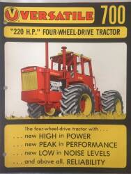 Versatile 700 tractor brochure
