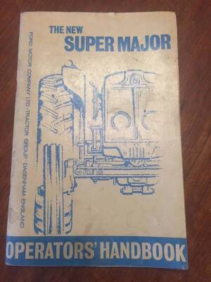Fordson Super Major operators manual