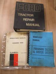 Ford Tractor Repair Manual, 2, 3, 4 & 5000 range, Dexta workshop manual t/w Clayson 1520 combine operators manual