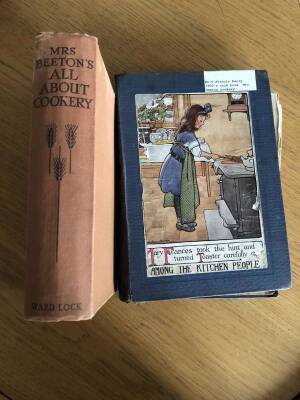Mary Frances early 1900 cookbook signed by the author, Mrs Beeton cookery book