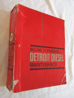 General Motors Detroit Diesel in-line 71 engines manual 1,000+pp
