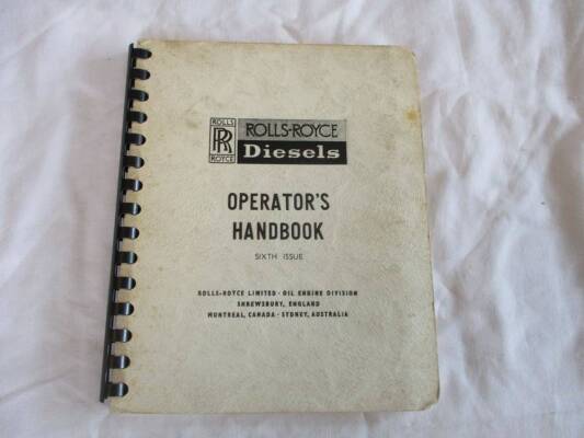 Rolls-Royce Diesels operators manual 6th Ed