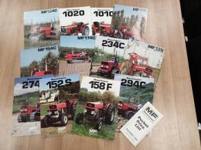 Massey Ferguson, qty vineyard tractor sales leaflets etc (15) 1982-1984