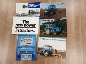 Leyland, qty tractor brochures and sales leaflets (6) 1970-1973