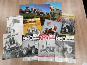 David Brown 'white tractors', qty brochures and sales leaflets (11) 1969-1971