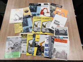Qty various tractor digger loader sales leaflets and brochures (18) to inc' McConnel and Twose etc 1969-1971