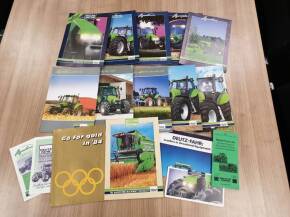Deutz-Fahr, qty tractor and combine sales leaflets, brochures and price lists (19) 1994-2000